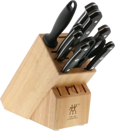 Miniatura 9 de ZWILLING Juego de 10 bloques de cuchillos gourmet Negro