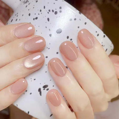 Miniatura 14 de Esmalte de uñas de gel magnético Cat Eye (rojo + verde tesoro), 0.34 onzas líquidas (paquete de 1)