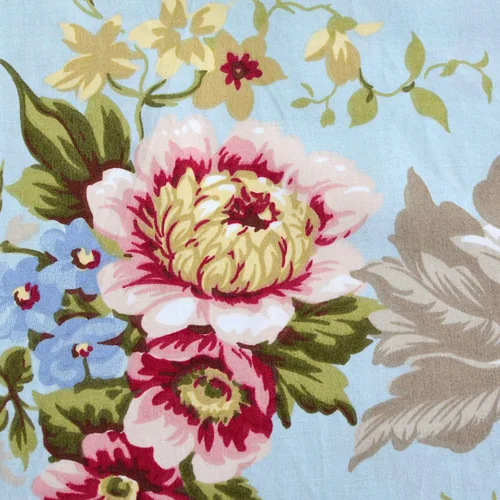 Miniatura 5 de FADFAY Fundas de almohada de 20 x 30 pulgadas, fundas de almohada de lujo con diseño floral de peonía, 100% algodón egipcio, 2 piezas