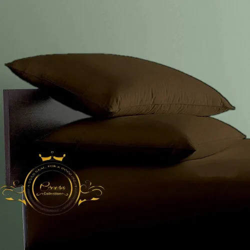 Miniatura 78 de Crown Collection Juego de 2 fundas de almohada estándar de 20 x 26 pulgadas, hipoalergénicas de 600 hilos, 100% algodón egipcio, fundas de almohada