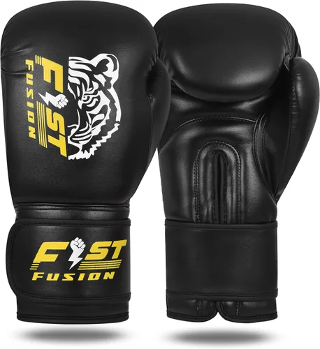 Miniatura 2 de Guantes de boxeo para Muay Thai, MMA, Kickboxing, boxeo, piel maya, guantes de cuero para hombres, mujeres y adultos, 8, 10, 12, 14, 16 onzas