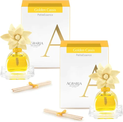 Miniatura 21 de Agraria Juego de difusor de varillas de bálsamo, Air Essence y Petite Essence Luxury Fragrance Duo con aceites esenciales naturales, flores de sol
