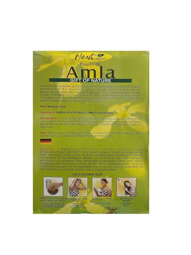 Miniatura 3 de Hesh Herbal Amla Powder 100GM 3.5 oz Polvo de hierbas 100% natural