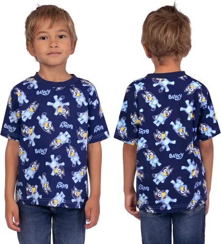 Miniatura 12 de Bluey Paquete de 3 camisetas para niños para verano, paquete de 3 camisetas de algodón para niños