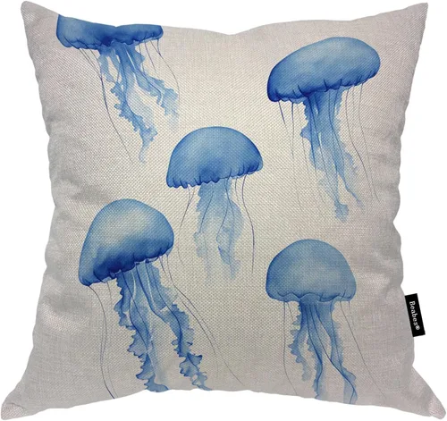 Miniatura 39 de Fundas de almohada de pintura artística, líneas abstractas amarillas y grises, fundas de almohada suaves, funda de cojín para sala de estar, cama