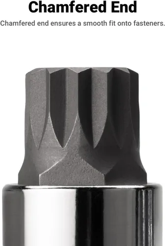 Miniatura 5 de Capri Tools 30037 14mm XZN Triple Square Bit Socket con transmisión de 1/2 pulgada