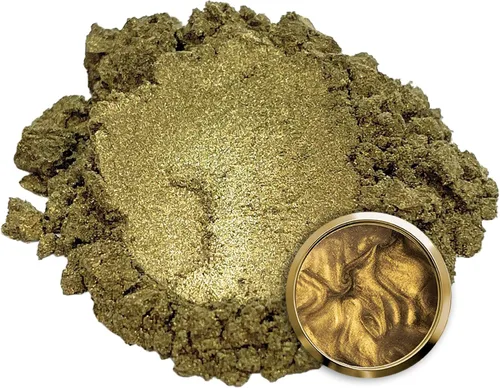 Miniatura 2 de Eye Candy Pigments Premium - Polvo de mica Koga Gold (0.88 oz), para epoxi, resina, jabón, pintura, carpintería, vertido acrílico, bombas de baño