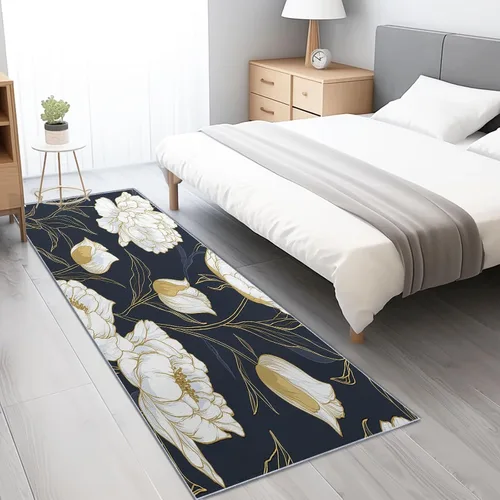 Miniatura 17 de 2'x8' Rug Runners for Hallways Non Slip Vintage Wood Panel Texture Brown Runner Rug for Bedroom, Washable Runner with Non Slip Backing, Soft Brown 7