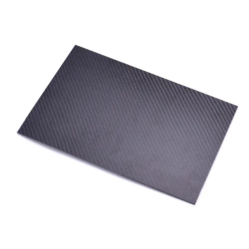 Miniatura 7 de Hoja de placa de fibra de carbono 3K 125MM X 75MM X 1MM Tablero de fibra de carbono puro para RC Drone Quadcopter RC Car DIY