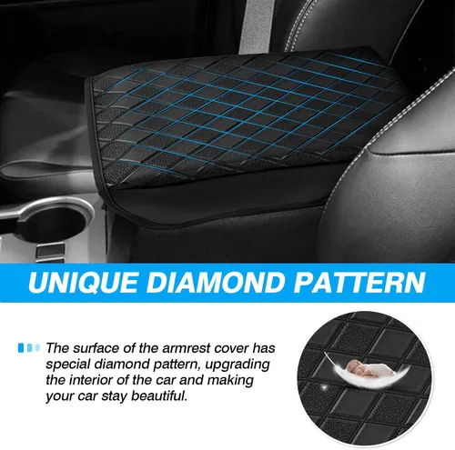 Miniatura 5 de FIILINES Funda de consola central para Toyota 4Runner 2010-2024, funda para reposabrazos, cojín de 4 accesorios, funda para reposabrazos