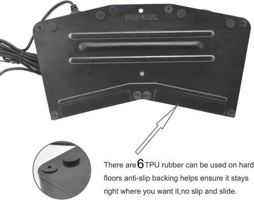 Miniatura 4 de iKKEGOL Conjunto de pedal doble USB actualizado Control de interruptor de 2 pies Programa de interruptor de pie de botón de 2 teclas Videojuego