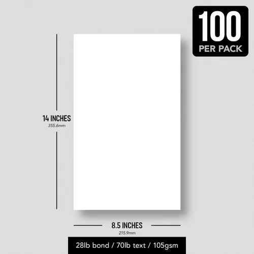 Miniatura 5 de Papel blanco brillante, copia de escritura impresa multiusos para oficina, volantes, carteles, propuestas de diseño, documentos comerciales, 8.5 x