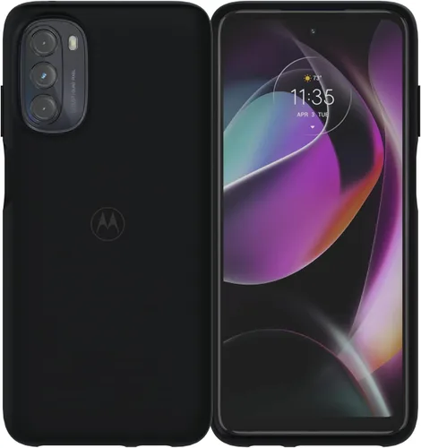 Miniatura 3 de Motorola Funda protectora para Moto G 5G (2022), ajuste de precisión negro, elegante funda de teléfono con absorción de golpes