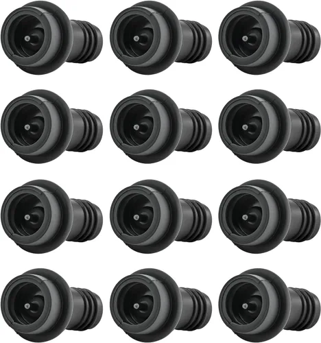 Miniatura 11 de WOTOR Tapones de vino - Protector de vino al vacío, conservador y sellador (negro, 24 piezas)