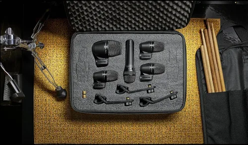 Miniatura 2 de Shure PG ALTA - Kit de micrófono de batería de 5 piezas para tocar y grabar bateristas, incluye micrófonos, soportes y cables con opciones para Kick