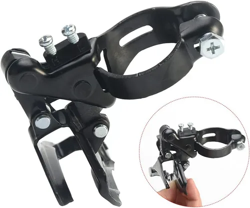 Miniatura 6 de Tookie Desviador delantero de bicicleta, desviador universal de bicicleta, cambiador de velocidad de acero TZ 30 Accesorios de repuesto
