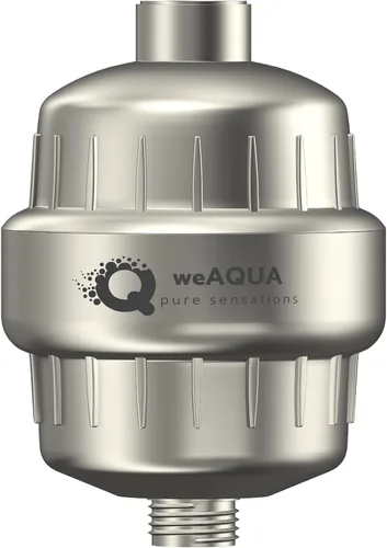 Miniatura 7 de WeAQUA Cartucho de repuesto para filtro de ducha resistente NO BS, paquete de 2 – 99% de eliminación de agua dura, cloro, metales pesados y fluoruro