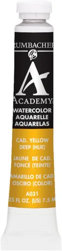 Miniatura 10 de Grumbacher Academy Pintura de acuarela, 0.3 fl oz/0.25 onzas, Siena cruda (A171)