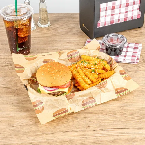 Miniatura 10 de Restaurantware Cestas de comida rápida de 10.5 x 7.3 x 1.5 pulgadas, 10 cestas ovaladas para delicatessen, aptas para microondas, lavavajillas