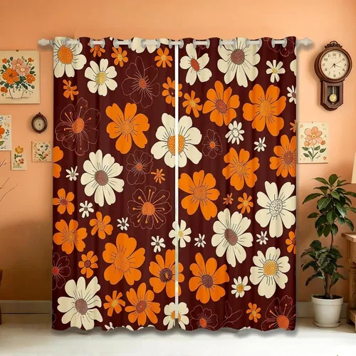 Miniatura 42 de Cortinas opacas de camuflaje con bandera estadounidense, regalo para niños, cortina de ventana de camuflaje verde con rayas negras, estrellas