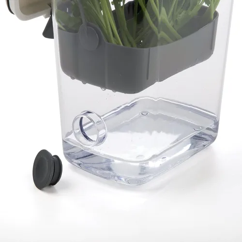 Miniatura 6 de ProKeeper Herb Keeper - Blanco, con tapón de drenaje de silicona extraíble, plástico sin BPA