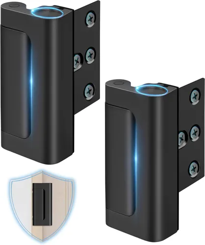 Cerrojo de refuerzo para puerta delantera, cerradura de seguridad a prueba de niños, pestillo de seguridad extra con solapa para puerta superior,