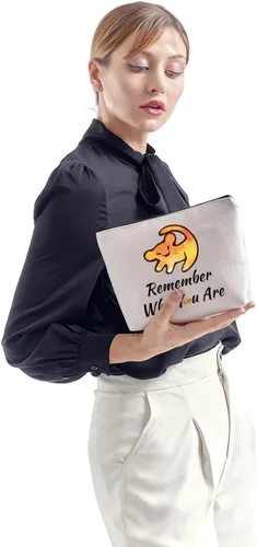 Miniatura 6 de ZJXHPO Bolsa de maquillaje Remeber Who You Are The Lion Inspire Gift Lion Inspire Bolsa de cosméticos Regalo de inspiración (Remember WYA)
