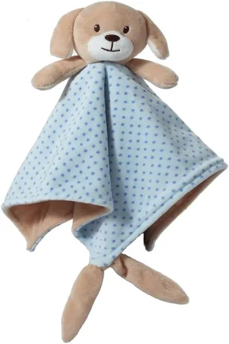 Miniatura 3 de CREVENT Manta de seguridad facial de animales de felpa suave para niños y niñas, gran regalo para cumpleaños, baby shower (perro azul + etiqueta)