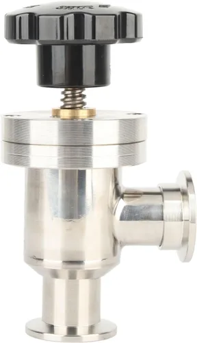 Miniatura 7 de Válvula de aislamiento de fuelle KF25 Válvula de aislamiento de acero inoxidable de ángulo recto 304 de alto vacío Válvula de vacío para equipos
