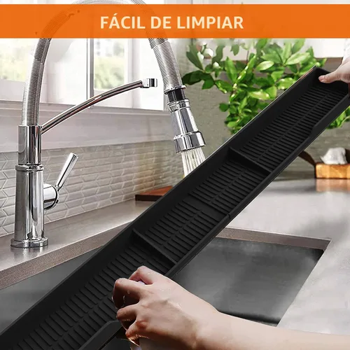 Miniatura 7 de AWOKE Estante superior para estufa de 30 pulgadas, estante magnético de material de silicona para estufa, 3 particiones funcionales, organizador