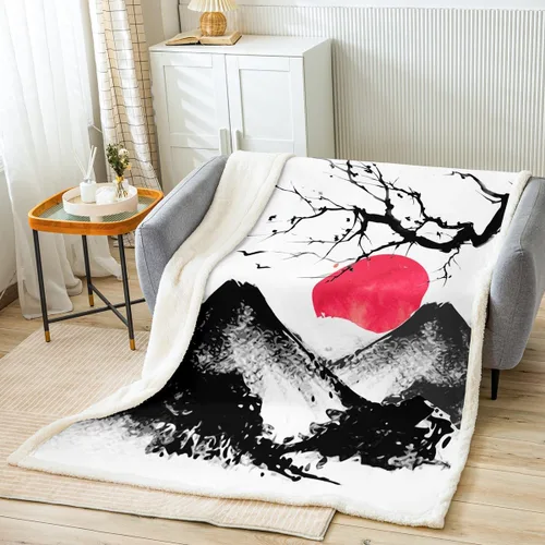 Miniatura 46 de Manta Throw con Estampado Egipcio Dorado Estilo Antiguo Egipto Manta Sherpa Patrón de Jeroglíficos del Antiguo Egipto Manta de Vellón para Niños