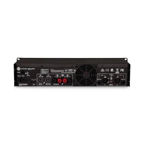 Miniatura 3 de Crown XLS1002 Amplificador de Potencia Profesional DriveCore de Clase D de 2 Canales con DSP, Filtros de Paso de Banda y Limitadores Peakx. Entradas