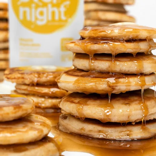 Miniatura 5 de Oats Overnight - Panqueques de arce - Vegano, 0.71 oz de proteína, batido de desayuno alto en fibra - Sin gluten, avena sin OMG (2.5 oz por comida)