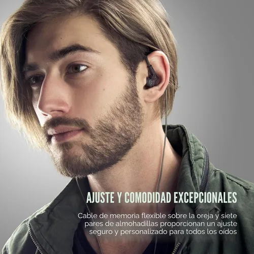 Miniatura 4 de MEE audio M6 PRO - Auriculares monitores intrauditivos para músicos, modelo de 2ª generación con sonido mejorado, ganchos de alambre de memoria
