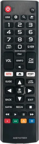 AKB75375604 Reemplazo remoto para LG Smart TV 43UK6090PUA 49UK6090PUA 50UK6090PUA 55UK6090PUA 60UK6090PUA 60UK6090PUA 70UK6190PUB 75UK6190PUB