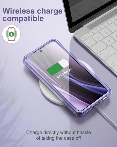 Miniatura 7 de SURITCH Funda transparente para Samsung Galaxy S21+ Plus de 6.7 pulgadas (solo protector de pantalla), [protector de pantalla integrado] carcasa