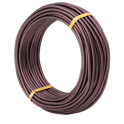 Miniatura 19 de Negro-1.0-Alambre de aluminio anodizado para bonsái de 250g de gran rollo, muchas tallas para elegir, KSVZS alambre de metal flexible