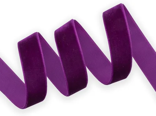 Miniatura 50 de Cinta de terciopelo negro de 1 1/2 pulgadas de una cara de nylon para envoltura de regalos, lazos para el pelo, gargantilla, decoraciones de boda