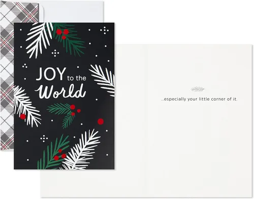 Miniatura 4 de Hallmark - Tarjetas de Navidad en caja, Alegría al mundo (16 tarjetas y sobres)