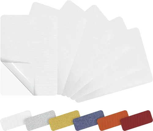 Miniatura 12 de Azobur Parches de reparación de chaquetas de plumón, impermeables, autoadhesivos, parches de tela de nailon para chaquetas hinchadas
