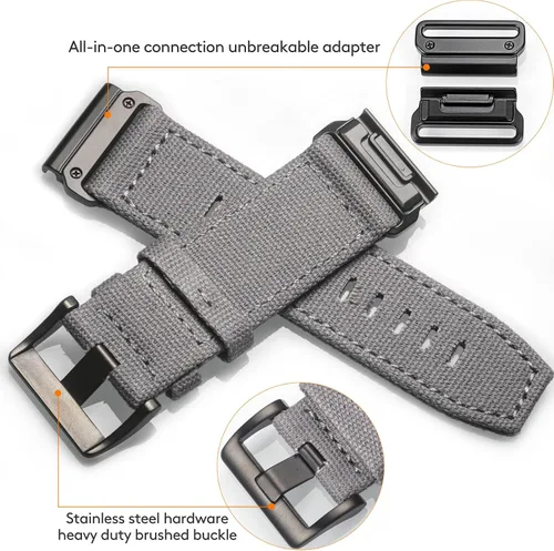 Miniatura 20 de Correa de reloj compatible con Amazfit T-Rex/T-Rex 2/T-Rex Pro/T-Rex Ultra/T-Rex Ultra 2, nuevo diseño de conector mejorado