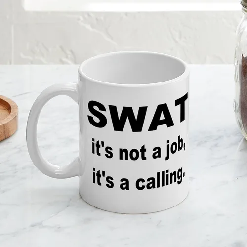 Miniatura 3 de CafePress SWAT - Taza de café de cerámica de 11 oz (11.0 fl oz)