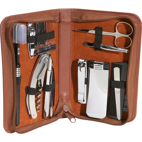 Miniatura 2 de Royce Leather Kit de aseo de viaje y aseo, negro, talla única