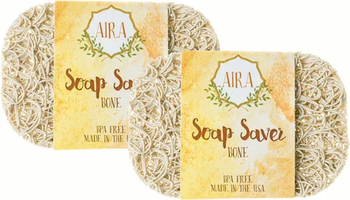 Miniatura 21 de Aira Jabonera - Plato para Jabón y Accesorio de Soporte de Jabón - Portajabones sin BPA para Ducha y Baño - Fabricado en EE. UU. - Drena el Agua