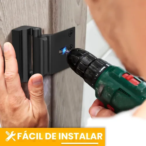 Miniatura 4 de Cerradura de refuerzo para puertas de seguridad del hogar - Cerradura de puerta delantera a prueba de niños de alta seguridad para la seguridad
