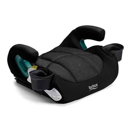 Miniatura 13 de Britax Highpoint - Asiento elevador de posicionamiento con cinturón y sin espaldar, SafeWash, gris ombré