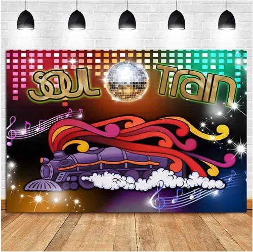 Decoración de fiesta de baile de discoteca de 9 x 6 pies de los años 70 y 80, fondo para fotos, fondo de fotografía con temática de los años 70,
