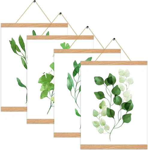 Miniatura 13 de Paquete de 3 marcos magnéticos para colgar pósteres, de 20 pulgadas, color pino, 20 x 24, 20 x 30, 20 x 28 pulgadas, marcos magnéticos de madera
