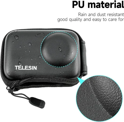 Miniatura 7 de TELESIN Mini estuche protector de lente para DJI Action 5 Pro Action 4 Action 3 Insta 360 Ace Insta360 Ace Ace Pro Accesorios, Mini bolsa protectora