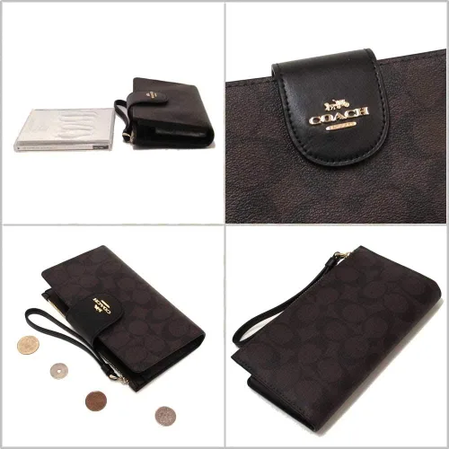 Miniatura 2 de Tech - Cartera para teléfono en lienzo de bloque de color Cartera de muñeca